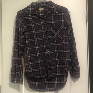 Plaid button up shirt